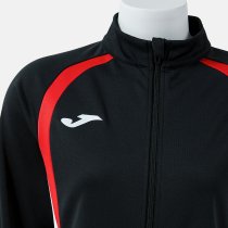 JOMA CHAMPIONSHIP 20 CIPZÁRAS PULÓVER FEKETE-PIROS