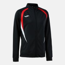 JOMA CHAMPIONSHIP 20 CIPZÁRAS PULÓVER FEKETE-PIROS