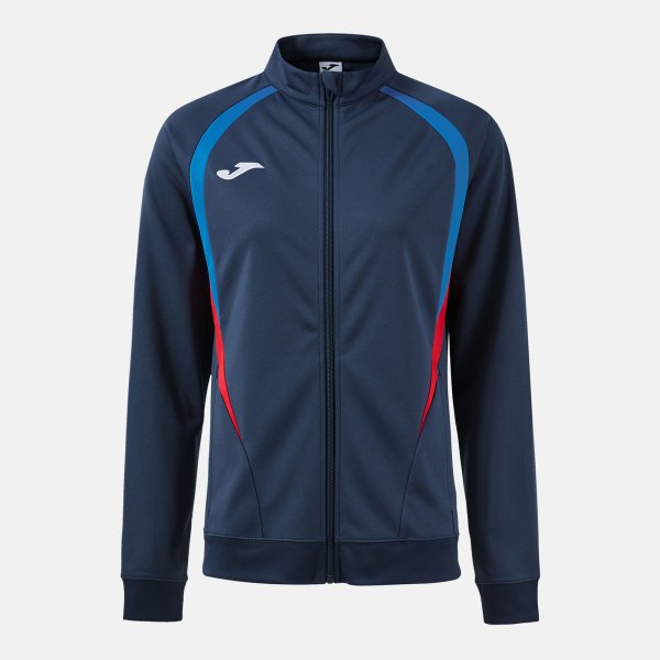 JOMA CHAMPIONSHIP 20 CIPZÁRAS PULÓVER SÖTÉTKÉK-KÉK