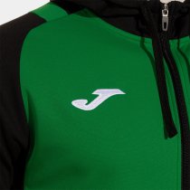 JOMA Lider Cipzáras Kapucnis Pulóver Zöld-Fekete