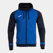 JOMA Lider Cipzáras Kapucnis Pulóver Kék-Sötétkék