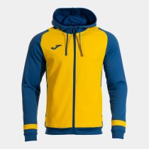 JOMA Lider Cipzáras Kapucnis Pulóver Sárga-Kék