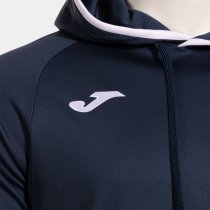 JOMA Combi Premium Kapucnis Pulóver Sötétkék-Fehér