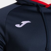 JOMA Combi Premium Kapucnis Pulóver Sötétkék-Piros