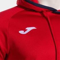 JOMA Combi Premium Kapucnis Pulóver Piros-Sötétkék