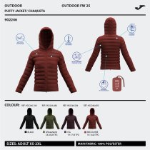 JOMA Urban V Kabát Fekete