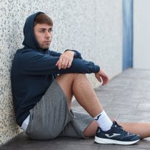 JOMA MONTANA HOODIE KAPUCNIS FELSŐ SÖTÉTKÉK