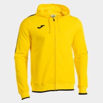 JOMA OLIMPIADA CIPZÁRAS KAPUCNIS PULÓVER SÁRGA FEKETE