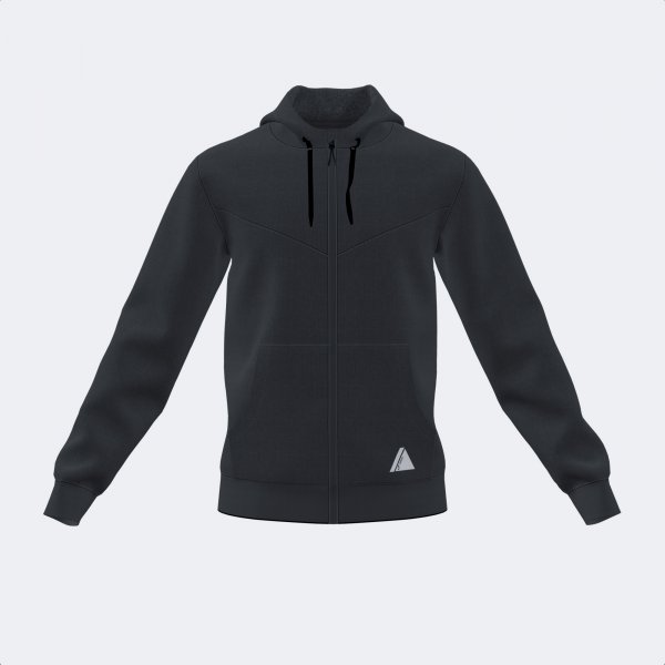 JOMA INDOOR GYM ZIP-UPKAPUCNIS PULÓVER FEKETE