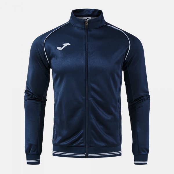 JOMA VINTAGE ECO RETRO CIPZÁRAS PULÓVER SÖTÉTKÉK SZÜRKE