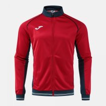 JOMA VINTAGE ECO RETRO CIPZÁRAS PULÓVER PIROS SÖTÉTKÉK