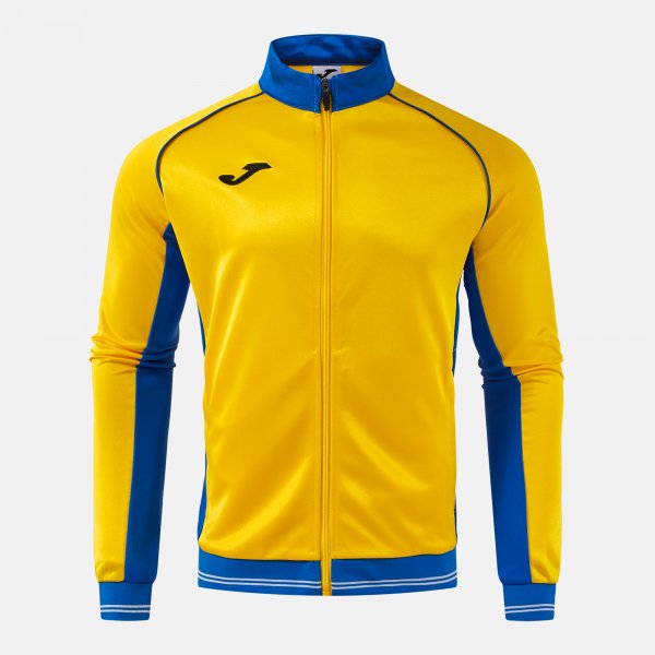 JOMA VINTAGE ECO RETRO CIPZÁRAS PULÓVER SÁRGA KÉK